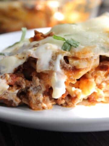 Image of lazy lasagna casserole